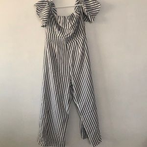 Striped jumpsuit